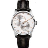 Hamilton JAZZMASTER 分秒必爭時尚機械腕錶-銀x咖啡/42mm H42615553