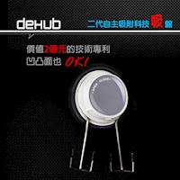 DeHUB 二代超級吸盤 雙掛勾(白)