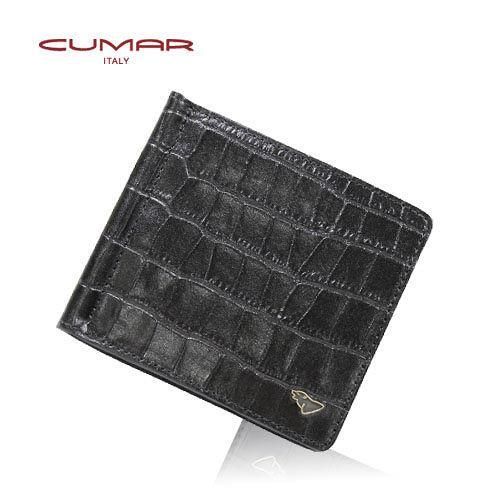 CUMAR牛皮壓印鱷魚紋-荷蘭梵谷系列(鈔票夾)0496-B8001