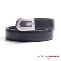 CUMAR 義大利牛皮造型紳士皮帶 0596-D68-01