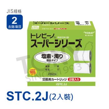 【TORAY 東麗】濾心STC.2J (2入)