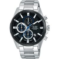 ALBA ACTIVE 活力運動型男計時腕錶-黑/42mm VD57-X081D(AM3343X1)
