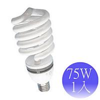 【東亞岱亞】75W 220V E40螺旋省電燈泡-1入(晝/黃)