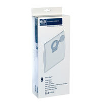 SEBO 8120ER AIRBELT D系列專用 Ultra-Bag過濾集塵袋x8個