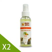 【BNFP】天然蘆薈洋甘菊寵物抑菌芳香噴霧(100ML)綠茶橙香2入組 有效期限2019.03.28