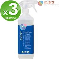 德國sonett律動 天然環保浴室噴劑3瓶 500ml/瓶(清潔浴缸 磁磚)