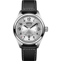 Hamilton KHAKI FIELD卡其野戰機械腕錶-銀x黑/42mm H70505753