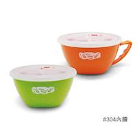 【安妮兔】304內膽炫彩寶寶碗2入-15CM 062UP-A56