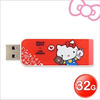 Apacer宇瞻AH334 Kitty X Line派對聯名碟 32GB Kitty紅(AH334R)