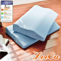LooCa 黑絲絨護肩寶背記憶枕(1入)《快速到貨》
