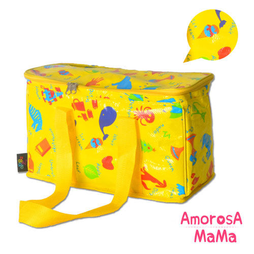 【Amorosa Mama】多用手提式保冷保溫袋/野餐包/保鮮袋 (英文單字)