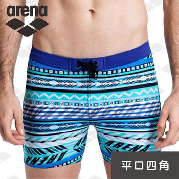 【限量 新款】arena 運動休閒款 LSS6382MA 男士 休閒健身款 平角泳褲 防水 速乾 泡溫泉