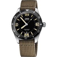 Oris Divers Sixty-Five 1965復刻潛水機械錶-黑x卡其/40mm 0173377074064-0752022
