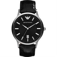 Emporio Armani Classic 都會時尚石英腕錶-黑/43mm AR2411