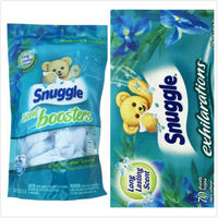 【美國 Snuggle】衣物柔軟芳香球-鳶尾花香(520g/26顆)*2+烘乾機香衣片(70片)*2