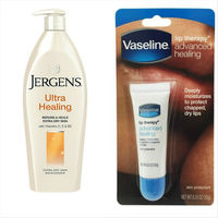 美國原裝Jergens潤膚乳液(特乾膚質用)(21oz./621ml)*3+美國 Vaseline精典原味管狀(10g*3支)
