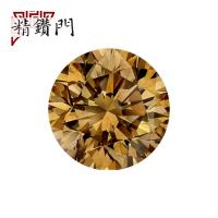 【精鑽門】圓形香檳彩鑽 0.32克拉 Fancy Yellowish Brown / VVS2