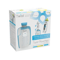 GMP BABY美國Kiinde Twist 180cc(20入)多功能母乳儲存袋1盒 KD01