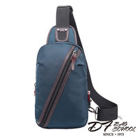 DF BAGSCHOOL - 日系型男防潑水尼龍款單肩背包-共3色