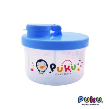 PUKU藍色企鵝 小三格奶粉盒(水色)