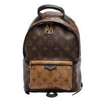 LV M43116 PALM SPRINGS系列PM牛皮鑲飾雙色拉鍊後背包