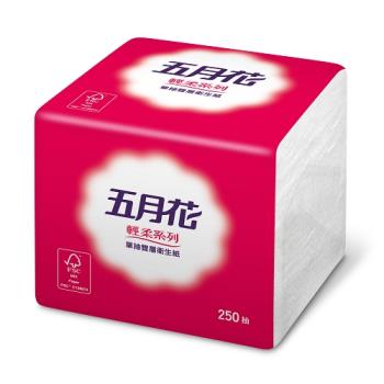 五月花 單抽式衛生紙250張x48包