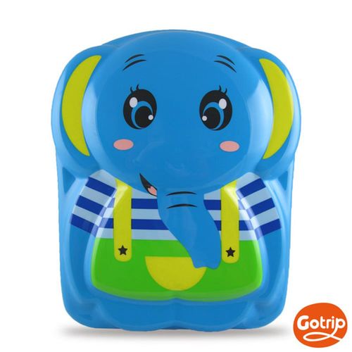【GO TRIP 尚旅】 13吋 天空藍大象卡通兒童背包