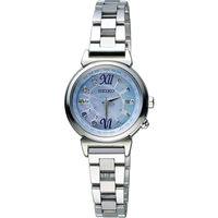SEIKO 精工 LUKIA 綺麗旅程 太陽能電波腕錶 1B25-0AF0B 藍色 SSVV023J