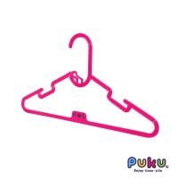 任-PUKU藍色企鵝 彩虹糖衣架6入(粉色)