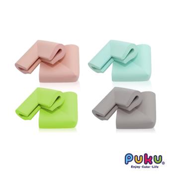 PUKU藍色企鵝 - U型馬卡龍直角護條4入60X60X12mm(顏色隨機)