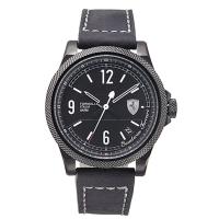 Scuderia Ferrari 法拉利 經典工藝時尚男用皮帶腕錶/46mm/FA0830272
