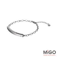 MiGO 心動施華洛世奇尖晶石/白鋼手環-大