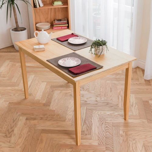 CiS自然行實木家具-實木桌74*118cm (扁柏自然色)
