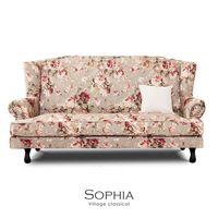 【obis】Sophia鄉村高背三人沙發