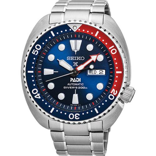 【SEIKO 精工】Prospex PADI 水鬼潛水200米聯名機械錶(45mm/4R36-05H0B)