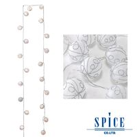 【日本 SPICE】 巴洛克系 WHITE BEADS LED球泡串燈 / 帳蓬燈 露營燈
