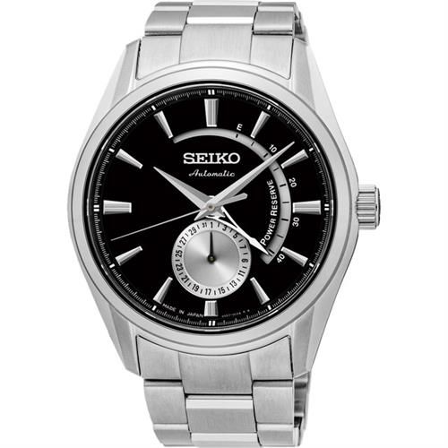 SEIKO PRESAGE 4R57 動力儲存機械腕錶-黑/42mm 4R57-00A0D(SSA305J1)