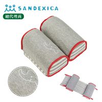 台灣總代理 日本Sandexica寶寶機能防側翻枕/兒童護頸枕- 灰色小象