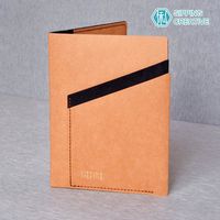 俬品創意 - 設計款紙革護照夾-時尚駝