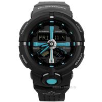 G-SHOCK CASIO / GA-500P-1A / 卡西歐多層次前衛城市世界雙色橡膠手錶 黑色 48mm