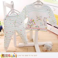 魔法Baby 兒童居家套裝 3~5歲專櫃款超厚三層棉極暖睡衣套裝~k60219