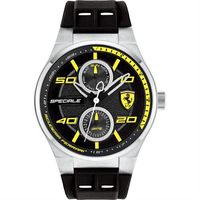 Scuderia Ferrari 法拉利 SPECIALE 日曆腕錶-黑/44mm 0830355