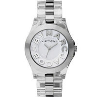 Marc Jacobs MARC 繽紛玻麗腕錶-透明/40mm MBM4545