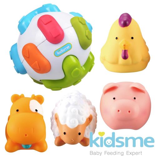 英國kidsme-聽力訓練球+噴水玩具(莊園系列)