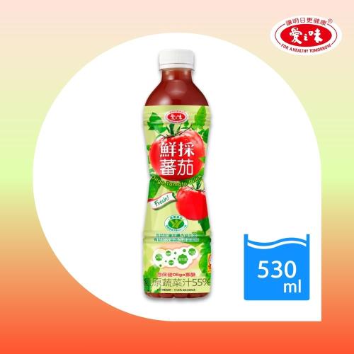 愛之味 鮮採蕃茄汁Oligo腸道保健4箱組(530ml x24入/箱)