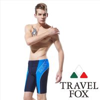 【TRAVELFOX 旅狐】色塊剪接大男七分泳褲(C15912)