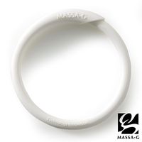 MASSA-G 炫彩動感負離子能量手環-白