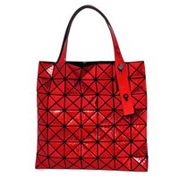 ISSEY MIYAKE 三宅一生BAOBAO 7x7鏡面馬賽克小手提包(紅)