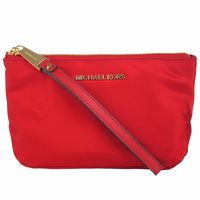 MICHAEL KORS 素面尼龍水餃化妝包(紅)