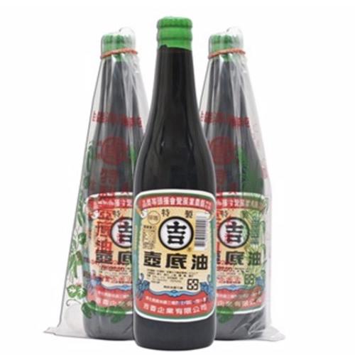 丸吉 特製釀造 甲等壼底油 520ml  3入